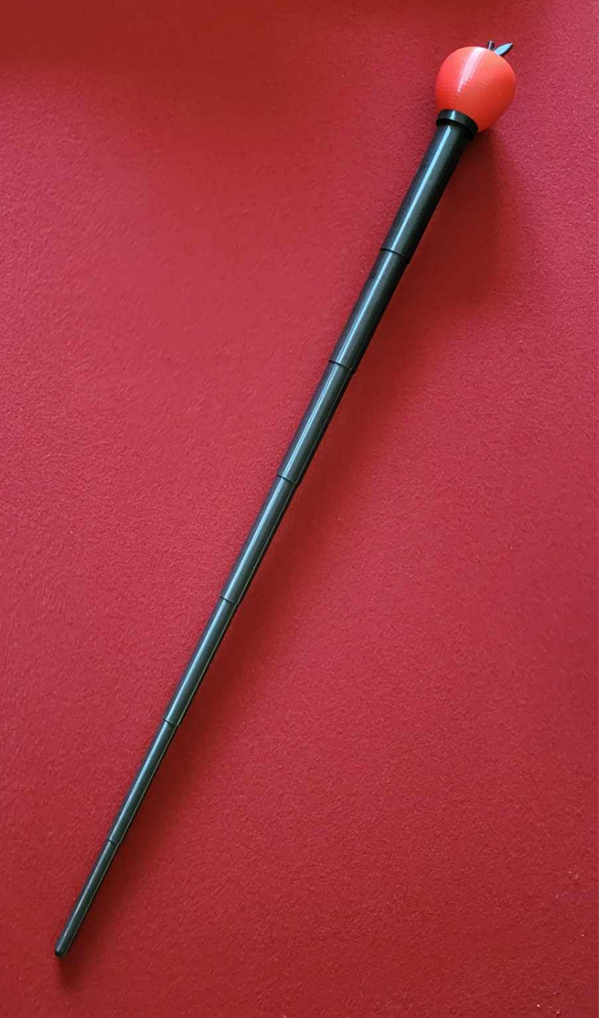 Hazbin Hotel Lucifer Apple Cane Easy assembly