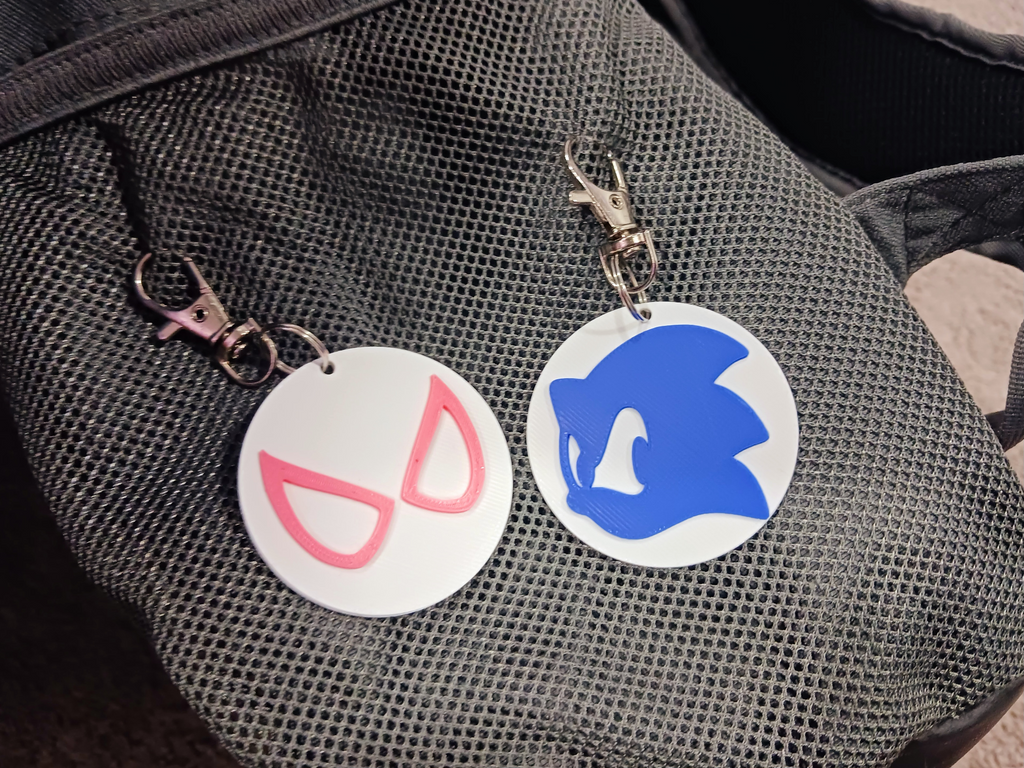 Sonic The Hedgehog Keychain
