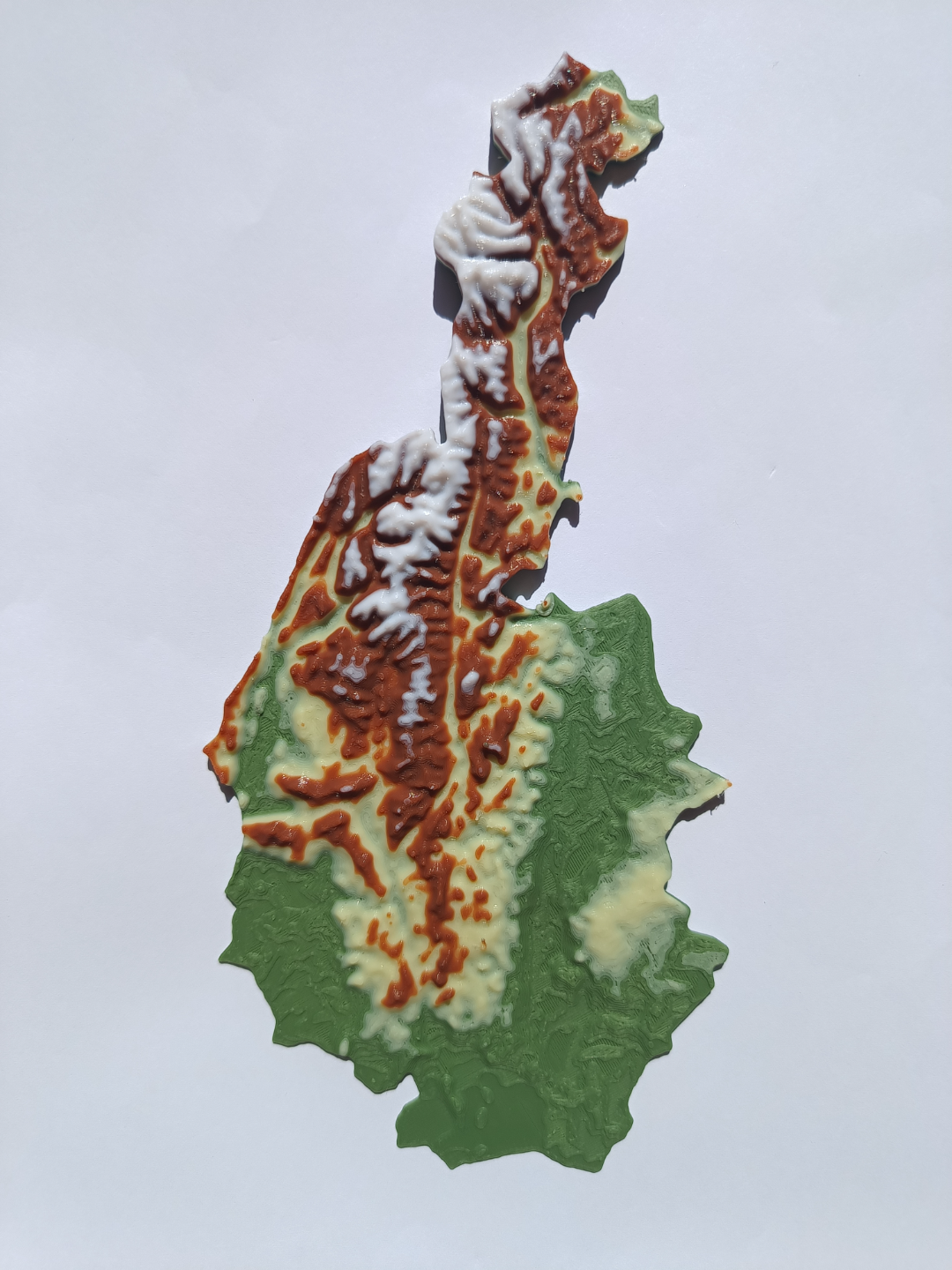 Terrain Map - Colored - Austria - No AMS Needed