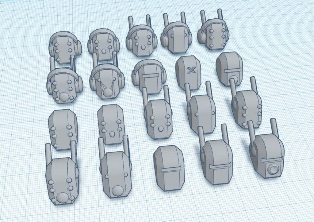 Dummy 13 - Lots More Heads Again! WITH v1 VERSIONS