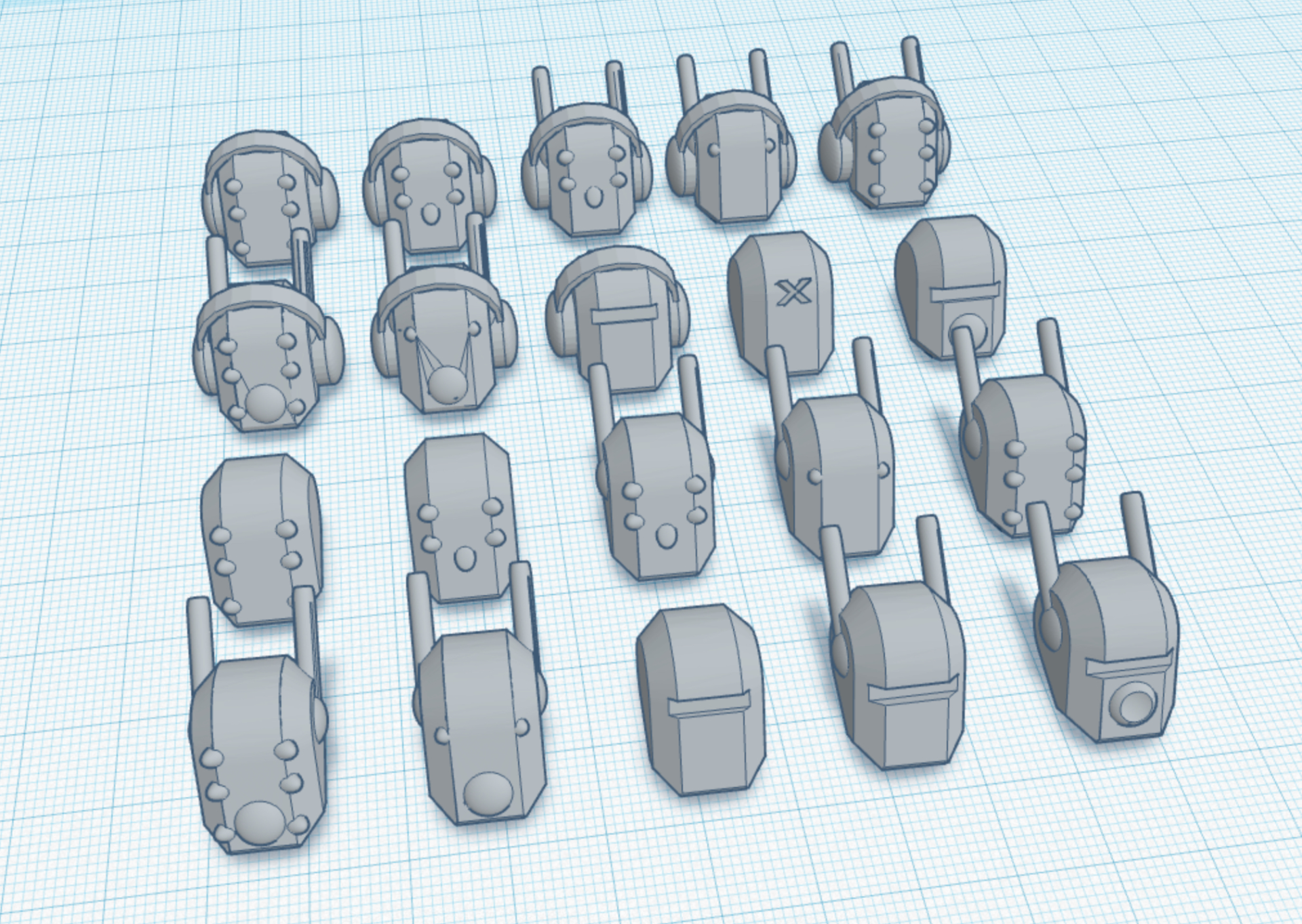 Dummy 13 - Lots More Heads Again! WITH v1 VERSIONS