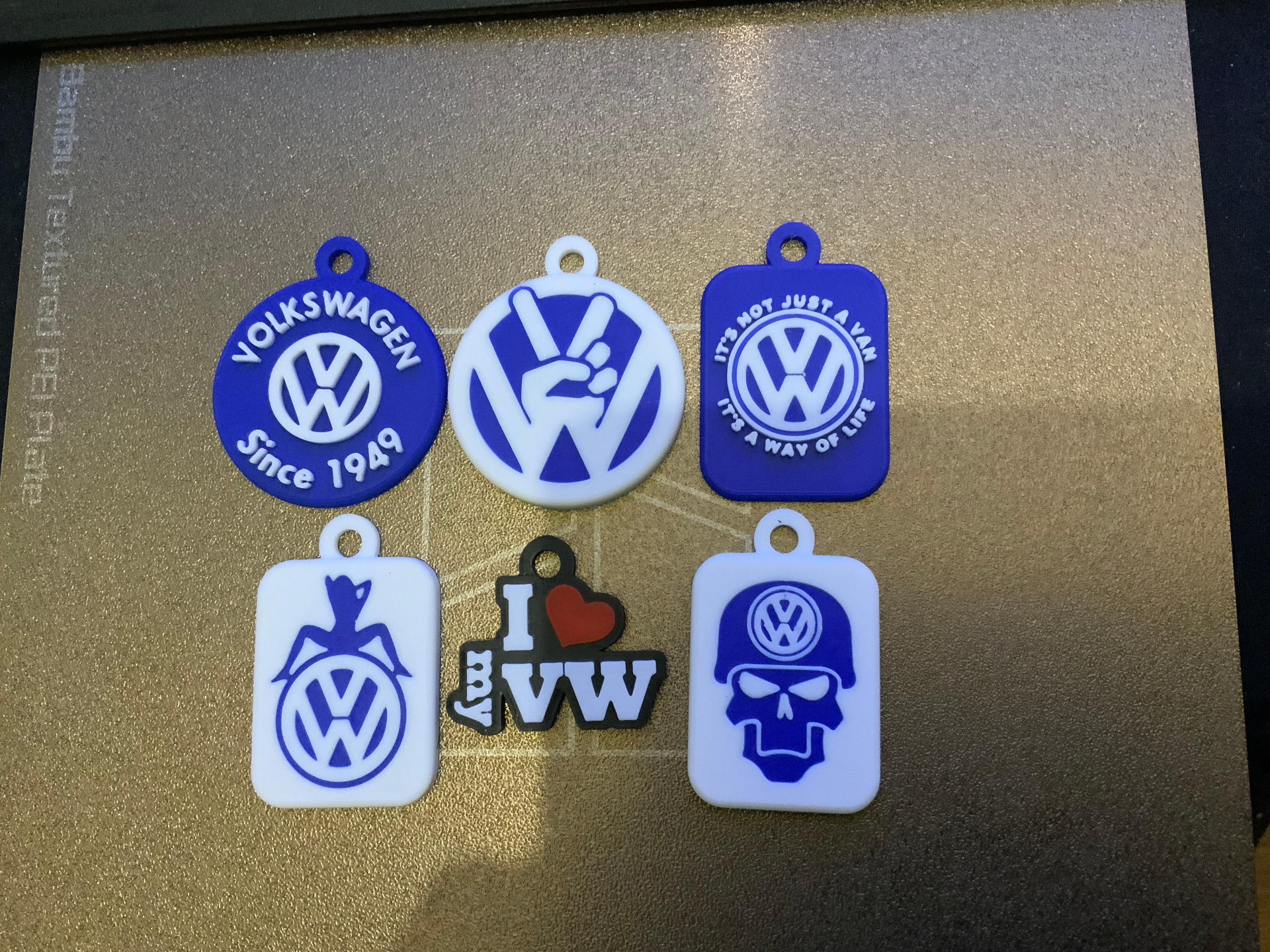 vw set keychains/charms (free commercial)