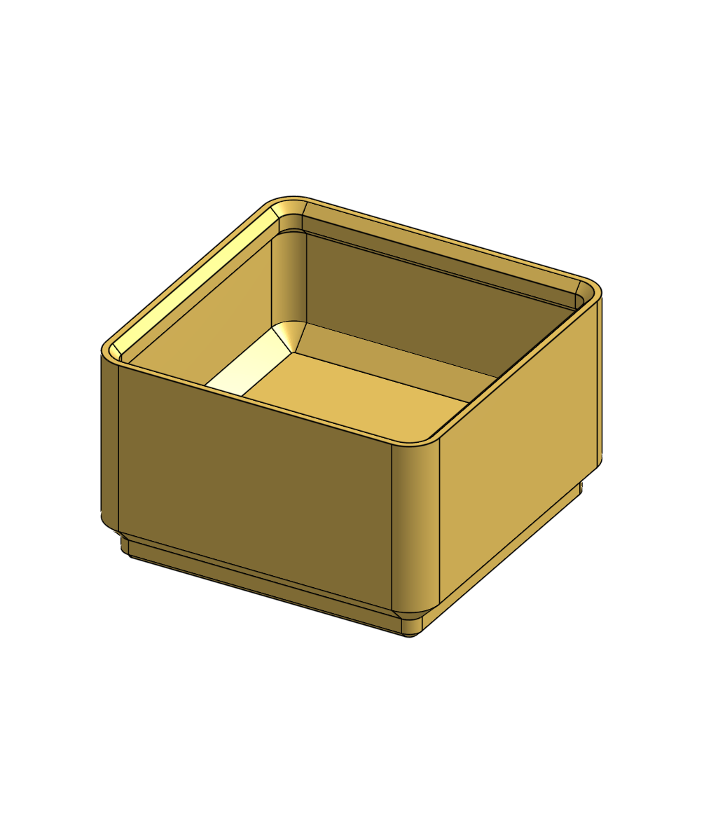 Gridfinity Basic Bin 1x1 3U