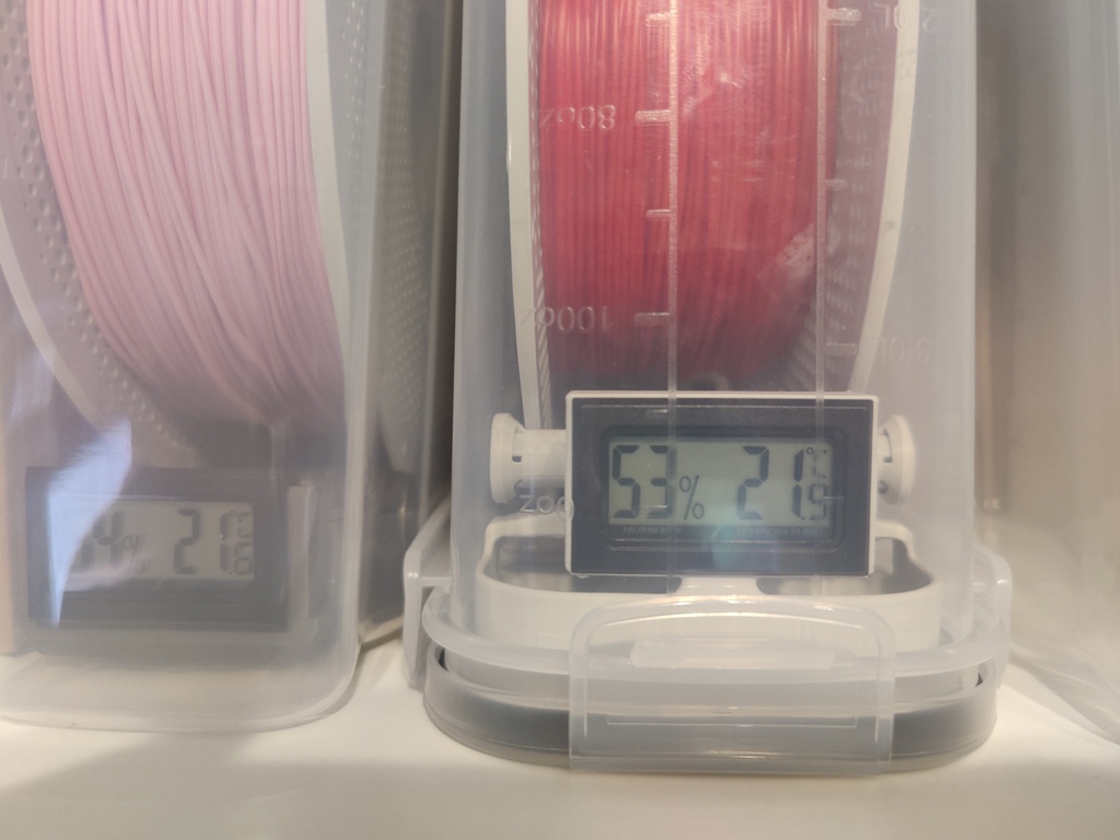 Upside Down Filament Dry Box with Hygrometer