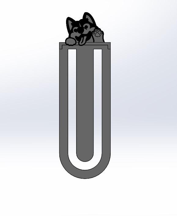 Husky Bookmark