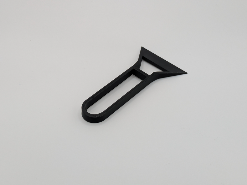 Safe Bed scraper, gentle to plate (3g material)