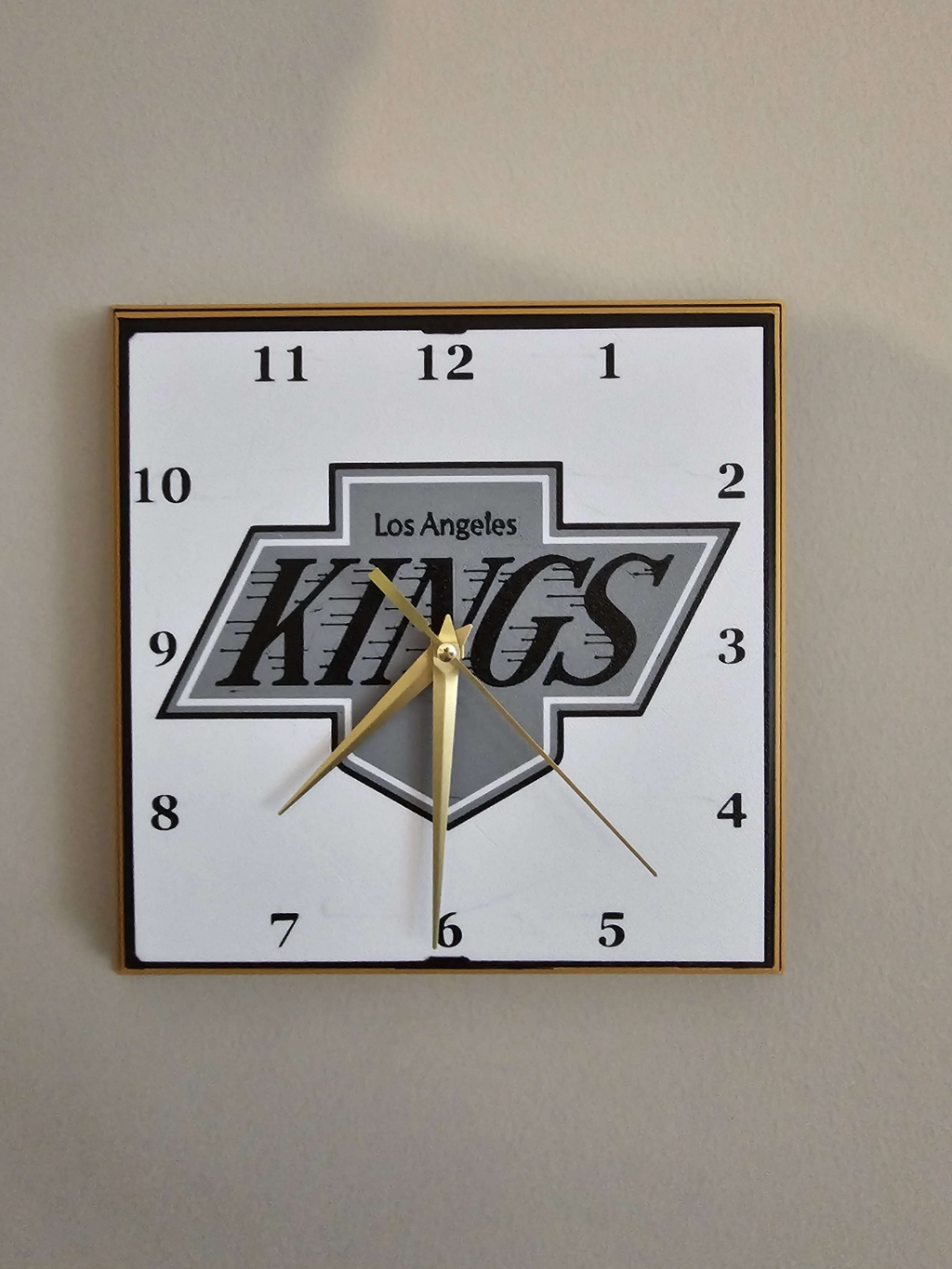 Los Angeles Kings Clock Face
