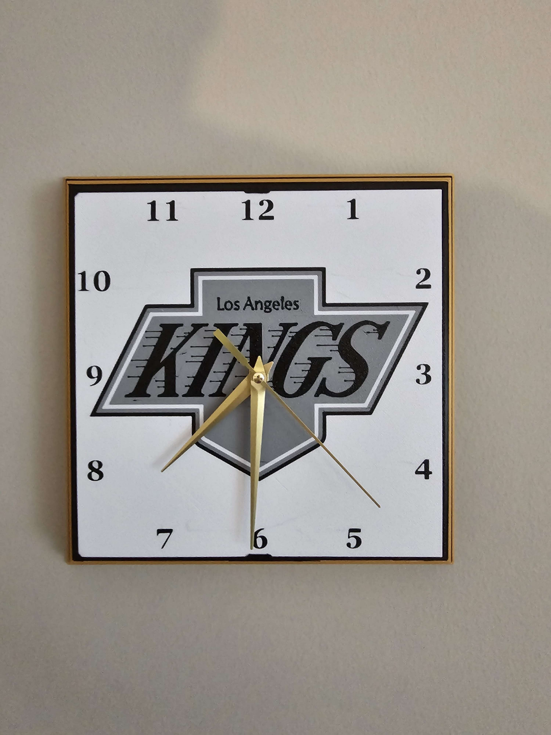 Los Angeles Kings Clock Face