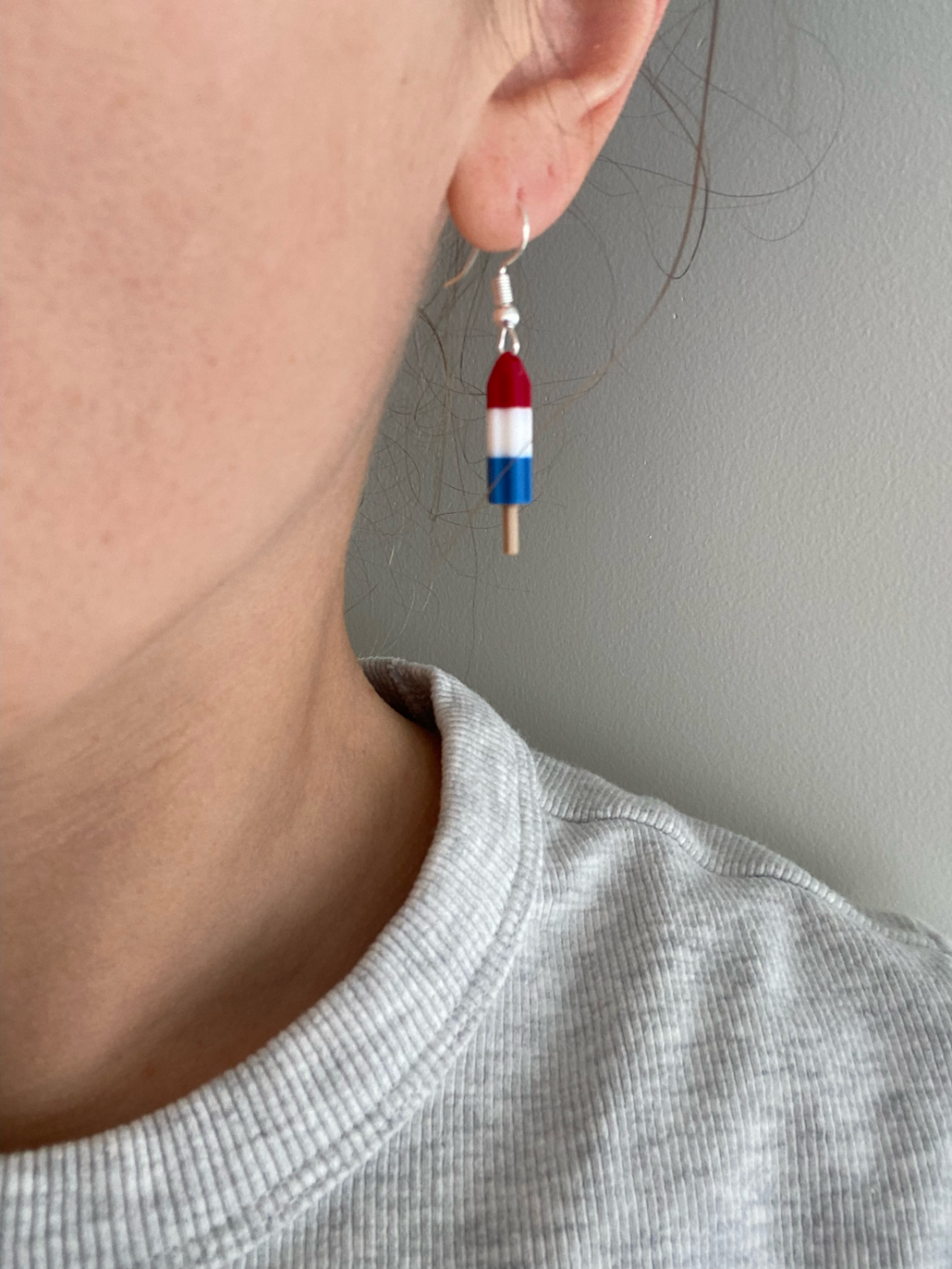 Firecracker Popsicle Earrings - Small