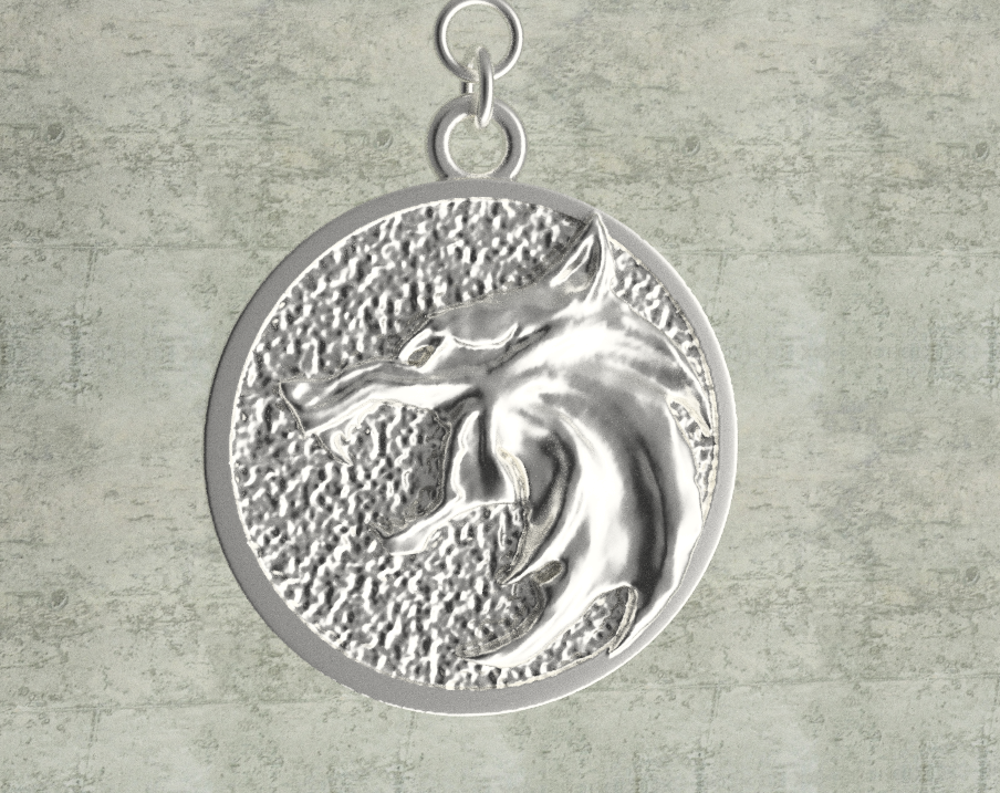 The witcher medallion