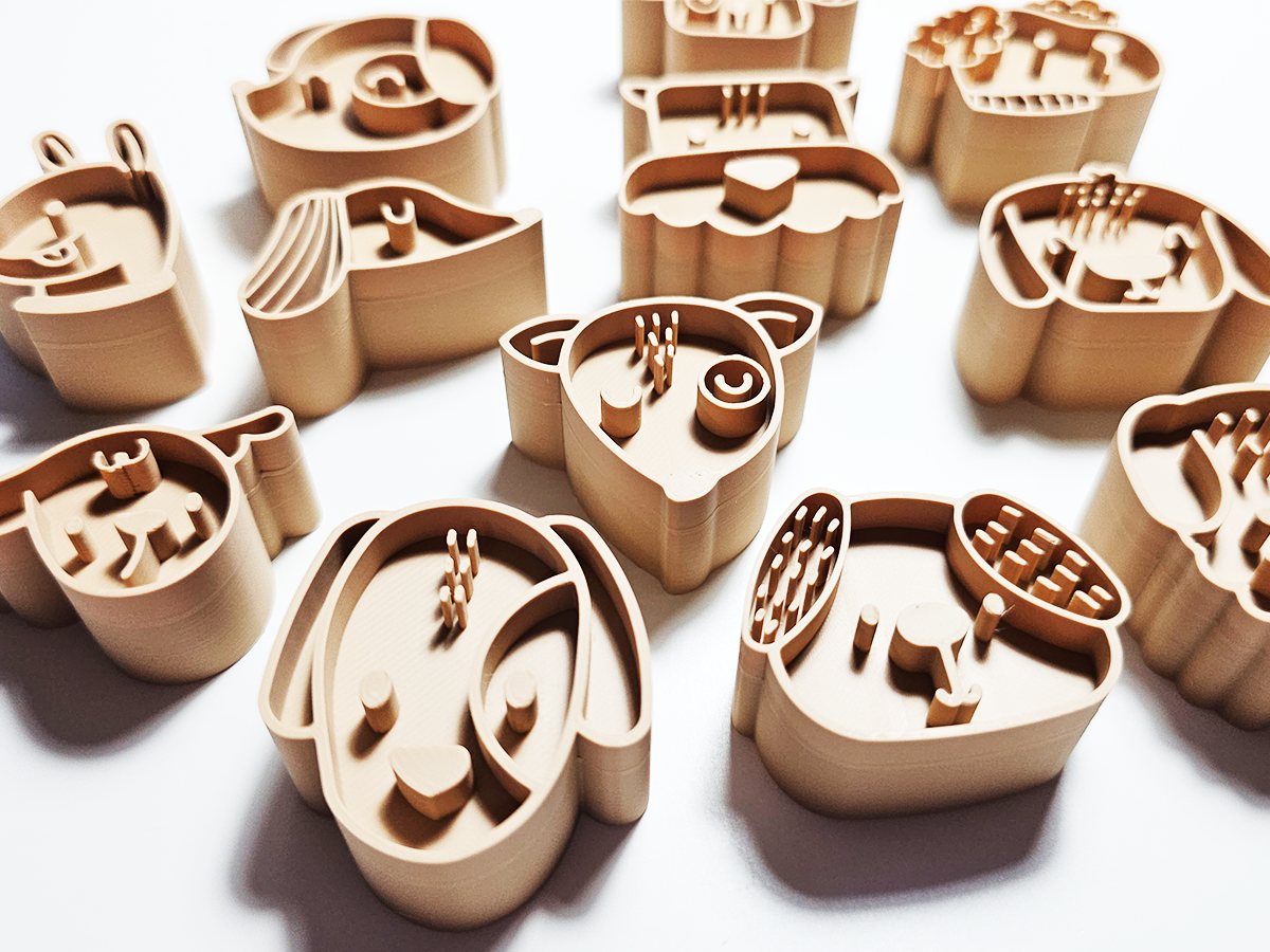 Dog Stamp Set for Pottery or Playdough