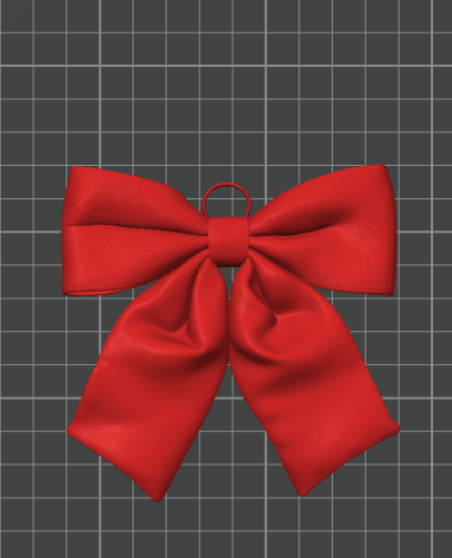 Red Bow - Decoration