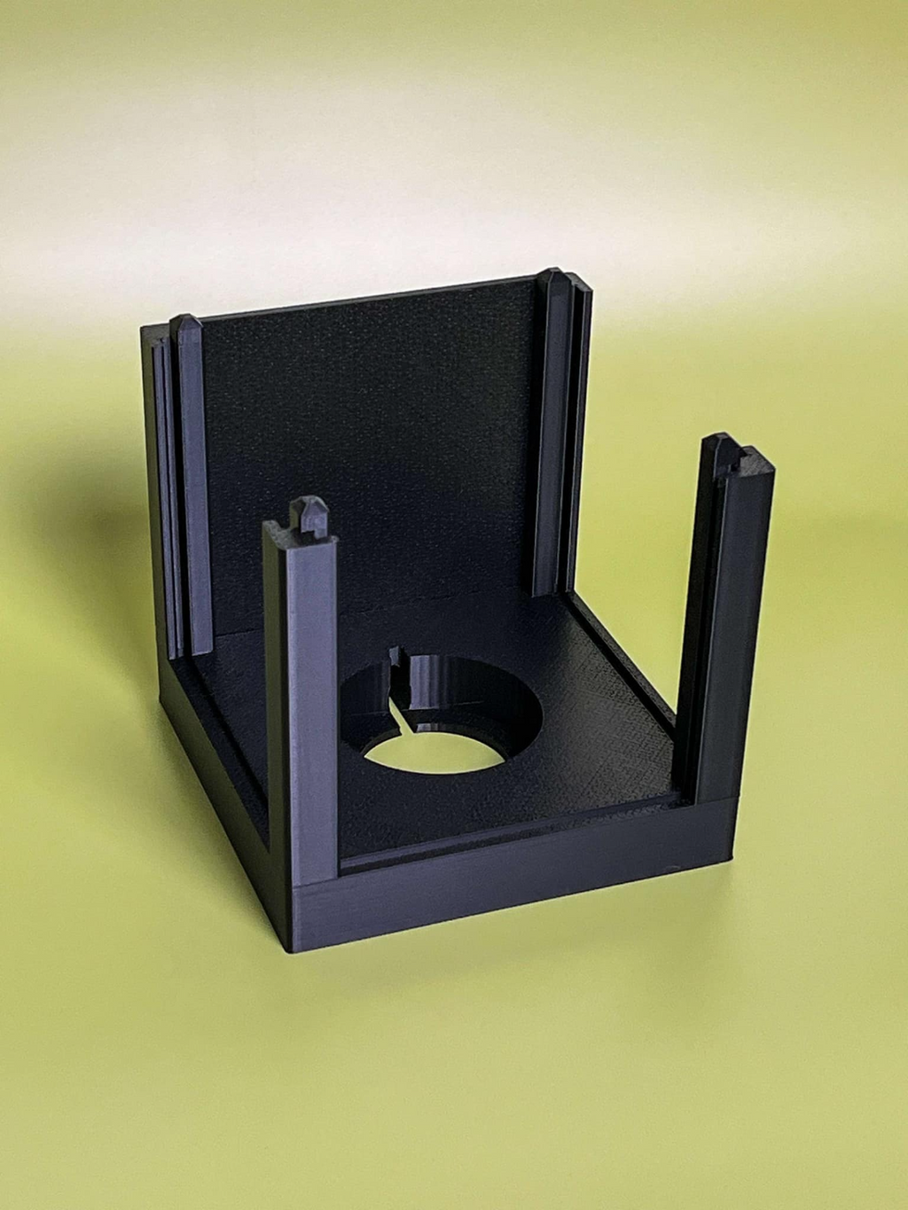 V2 - Wood Light - 110mm Lithophane Cube Frame