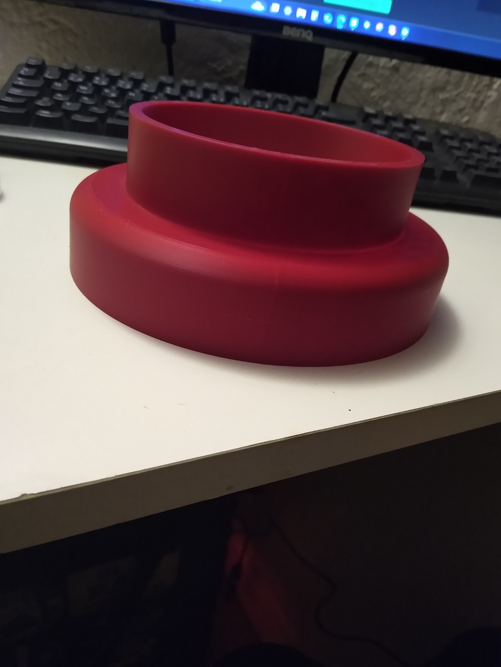 150mm(female) zu 125mm(male) Abluft Adapter