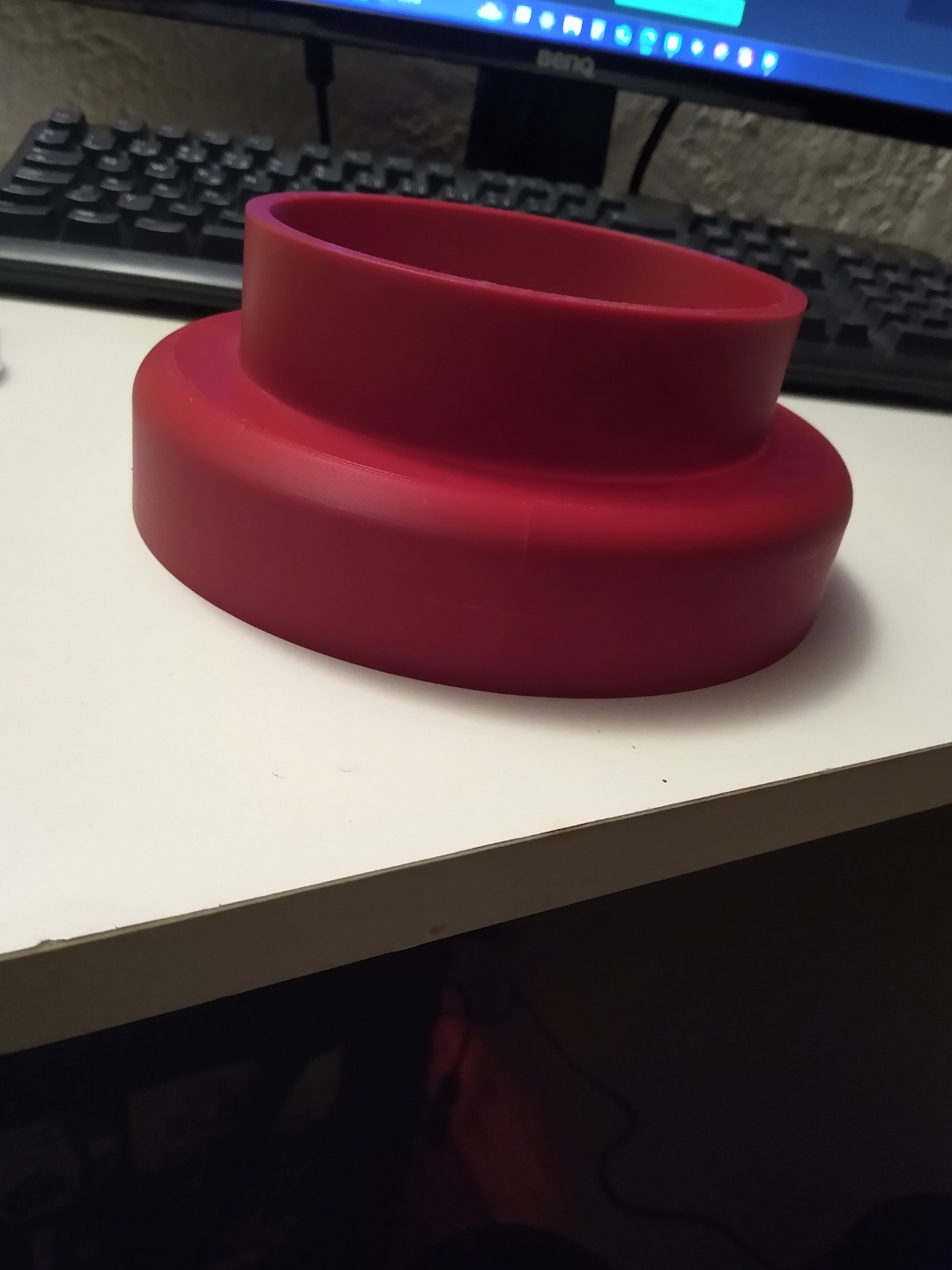 150mm(female) zu 125mm(male) Abluft Adapter
