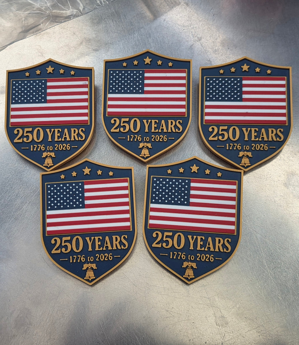 America 250 badge pin