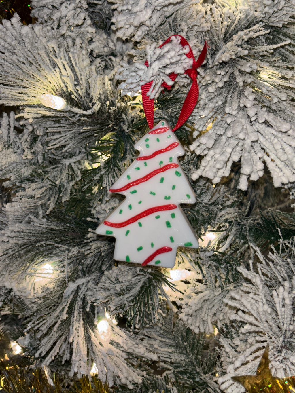 Christmas Cake Ornament