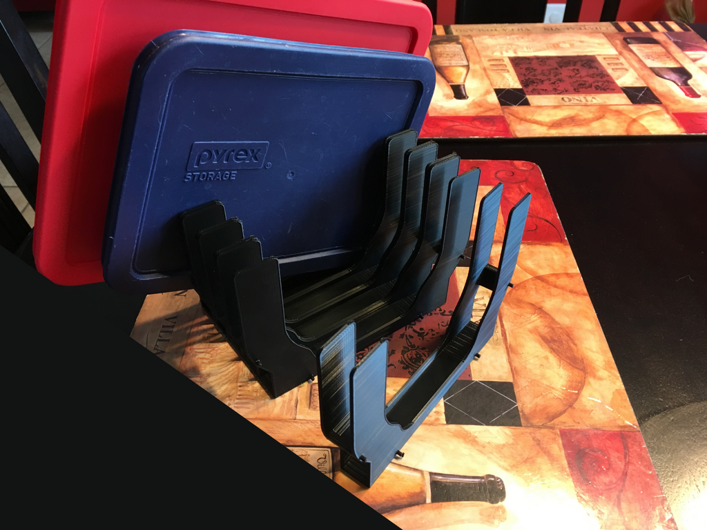 Linkable Plastic Lid Holder