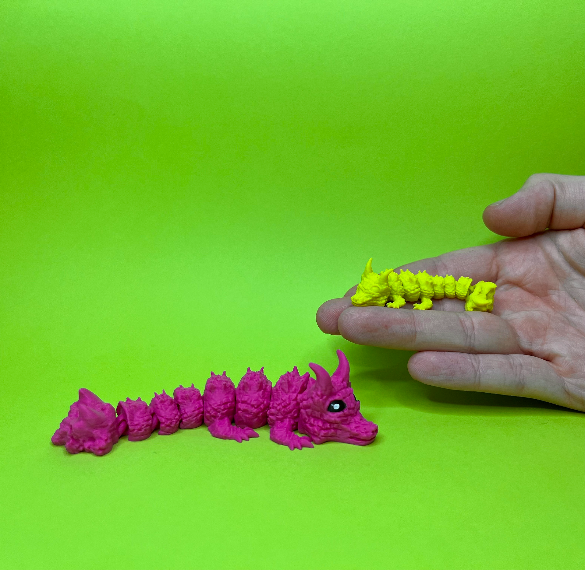 Articulated baby Stone Dragon (Wingless)