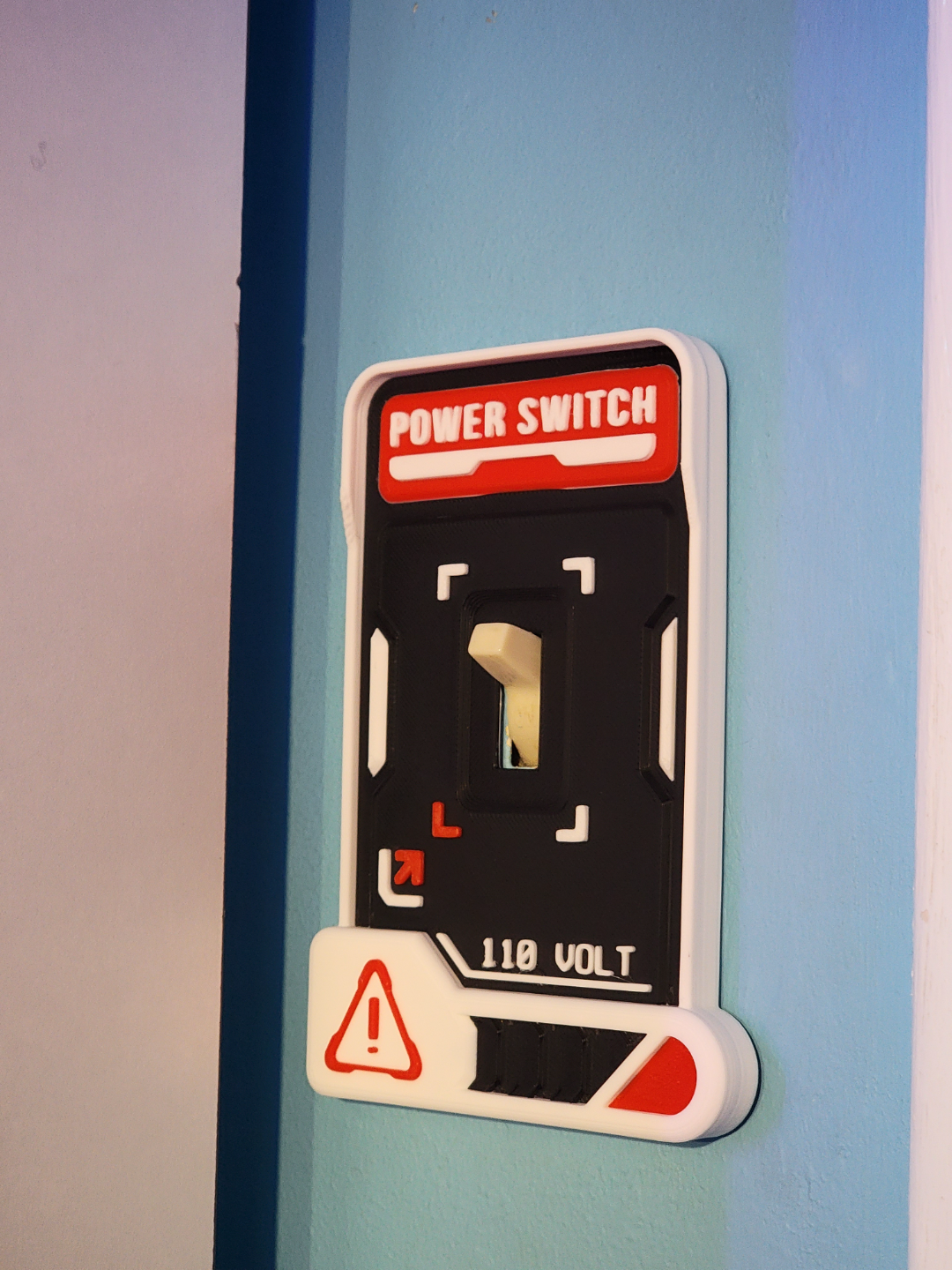 Futuristic Light Switch Cover V2