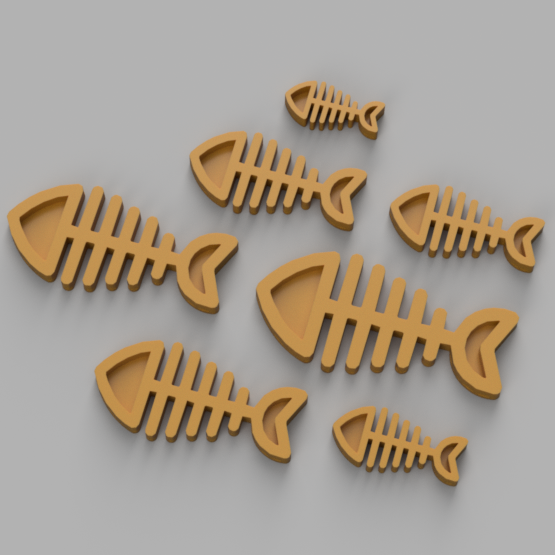 Fishbone stamp
