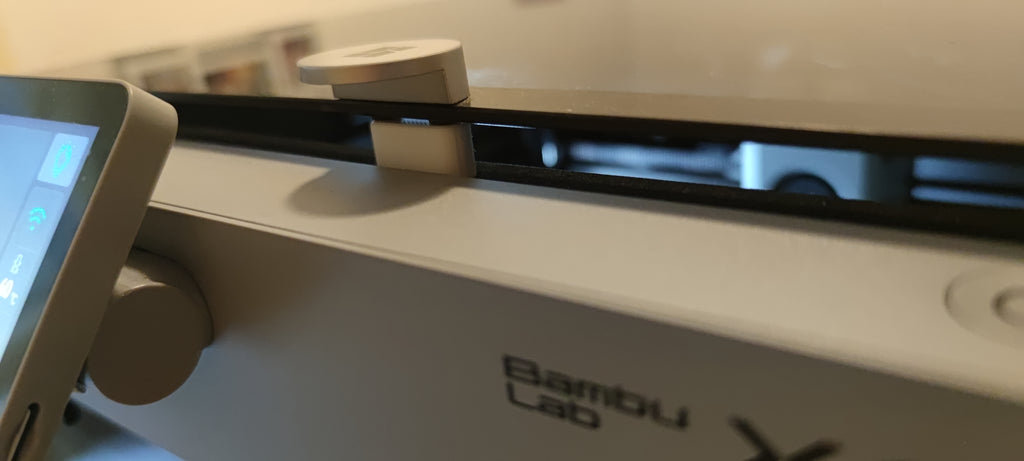 Simple fast spacer for the glass cover [Bambu Lab P1S/X1/ X1C]
