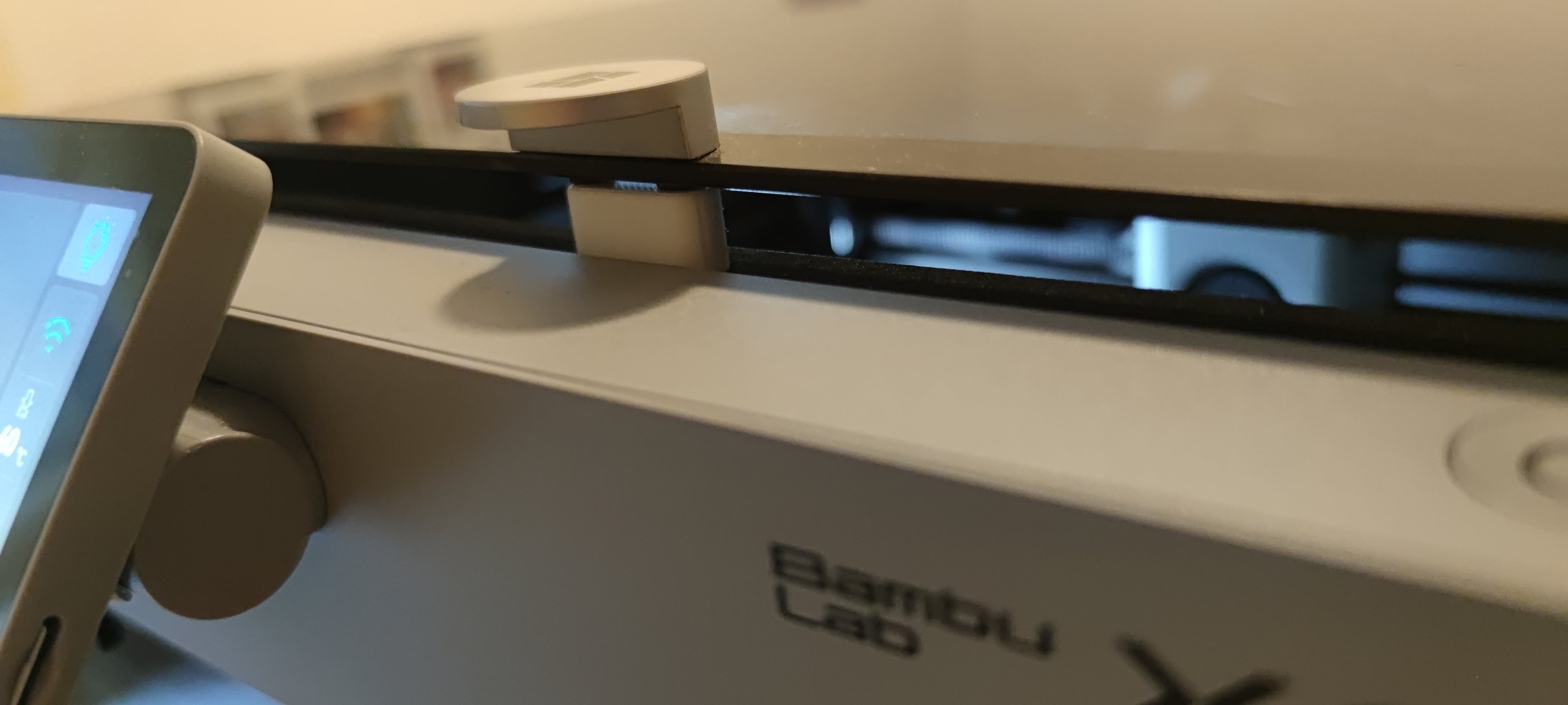 Simple fast spacer for the glass cover [Bambu Lab P1S/X1/ X1C]