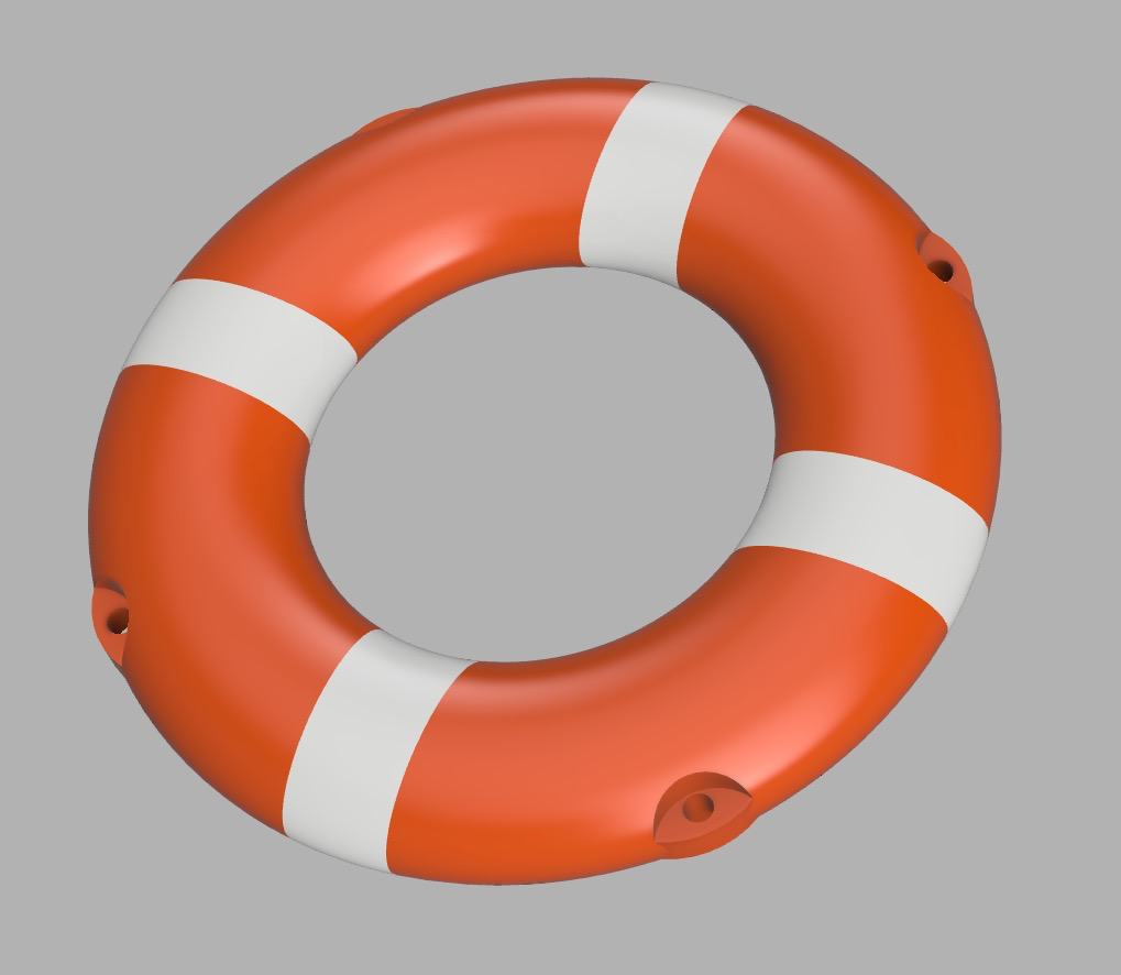 Lifebuoy 50mm for rc boats