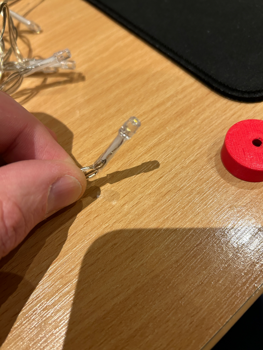 Lithophane Bauble TPU adapter for Christmas lights