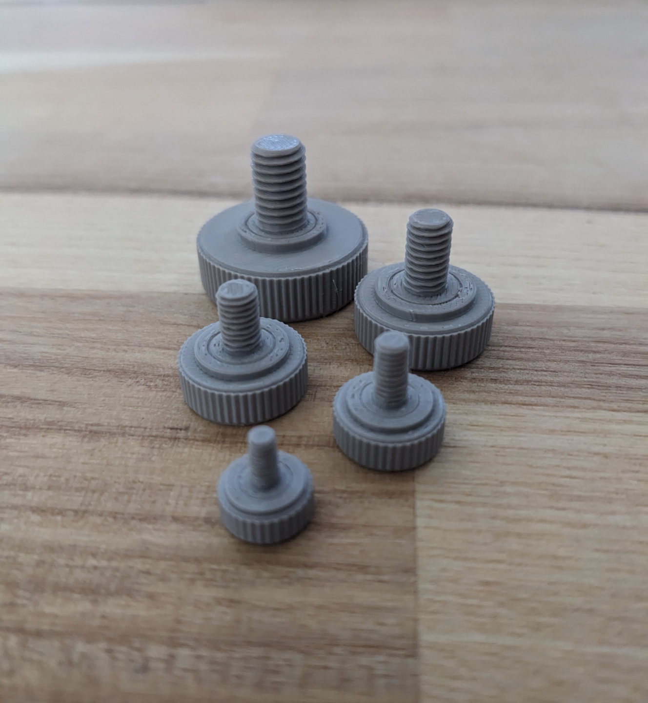 Metric Knurled Thumb Screw Collection M3-M8