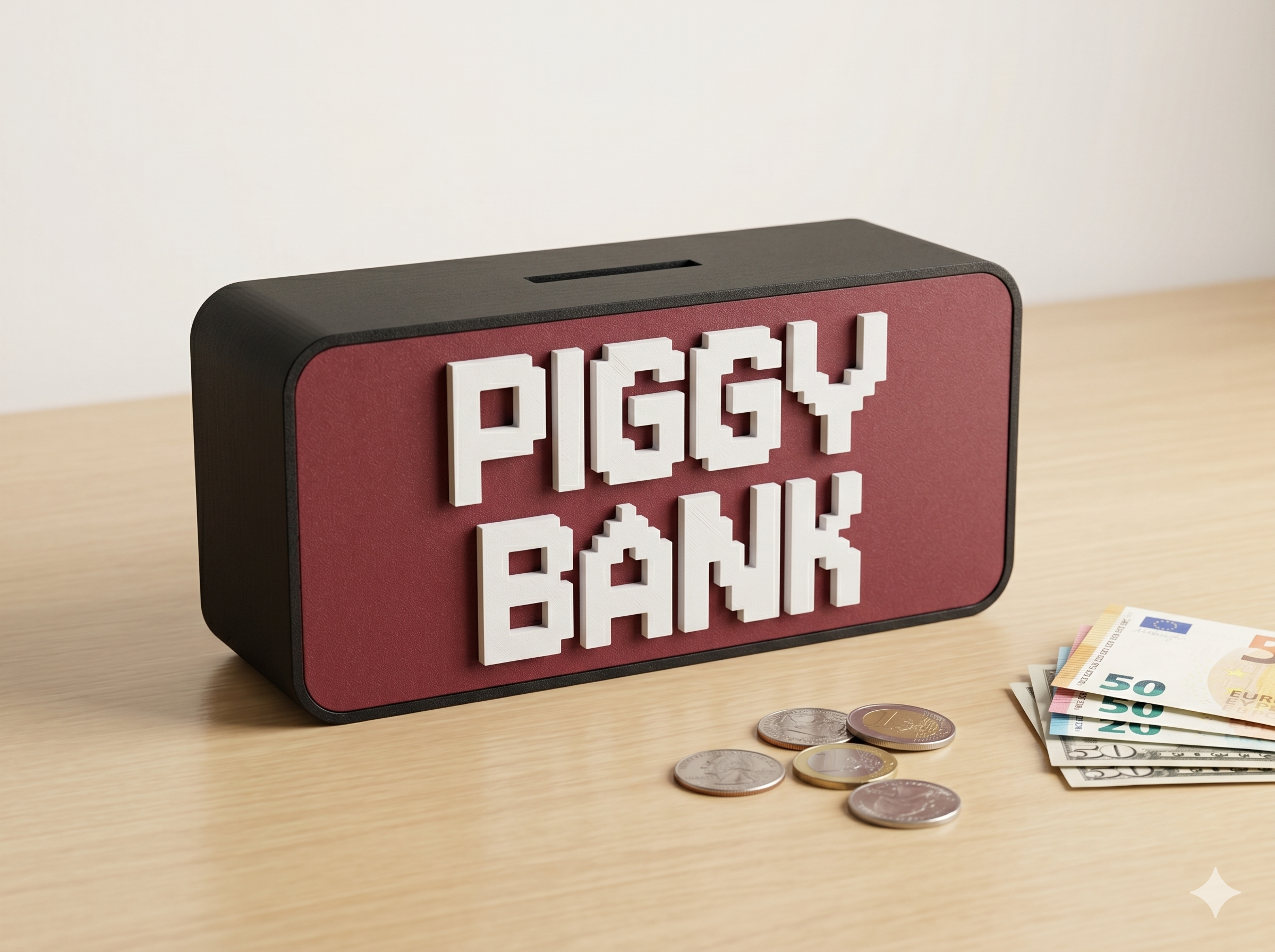 Parametric Name Piggy Bank Maker