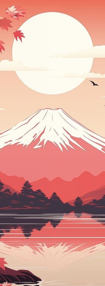 Mont Fuji Bookmark - Hueforge
