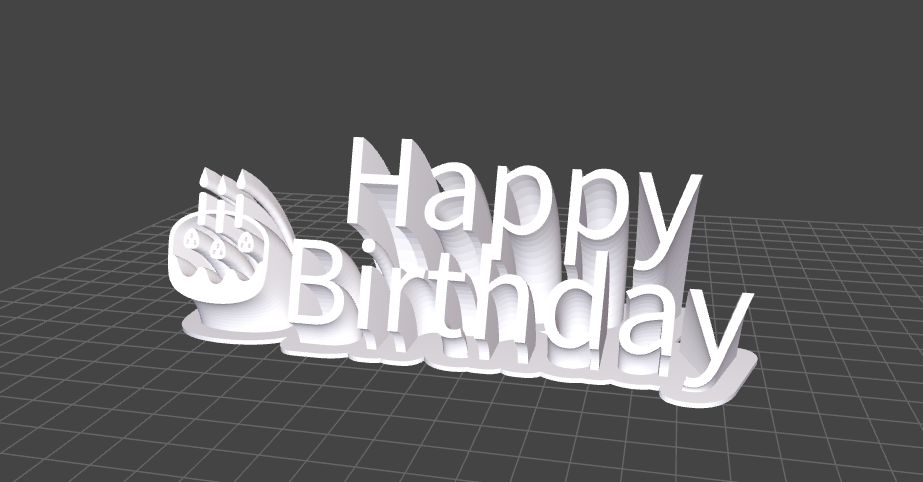 Happy Birthday Cake Decoration