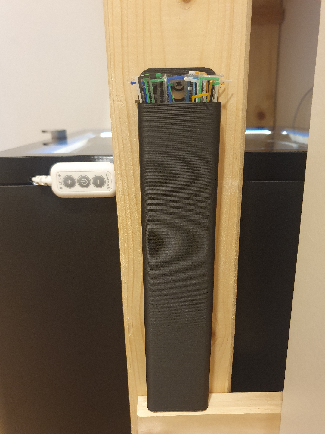 Poop line bin universal mount