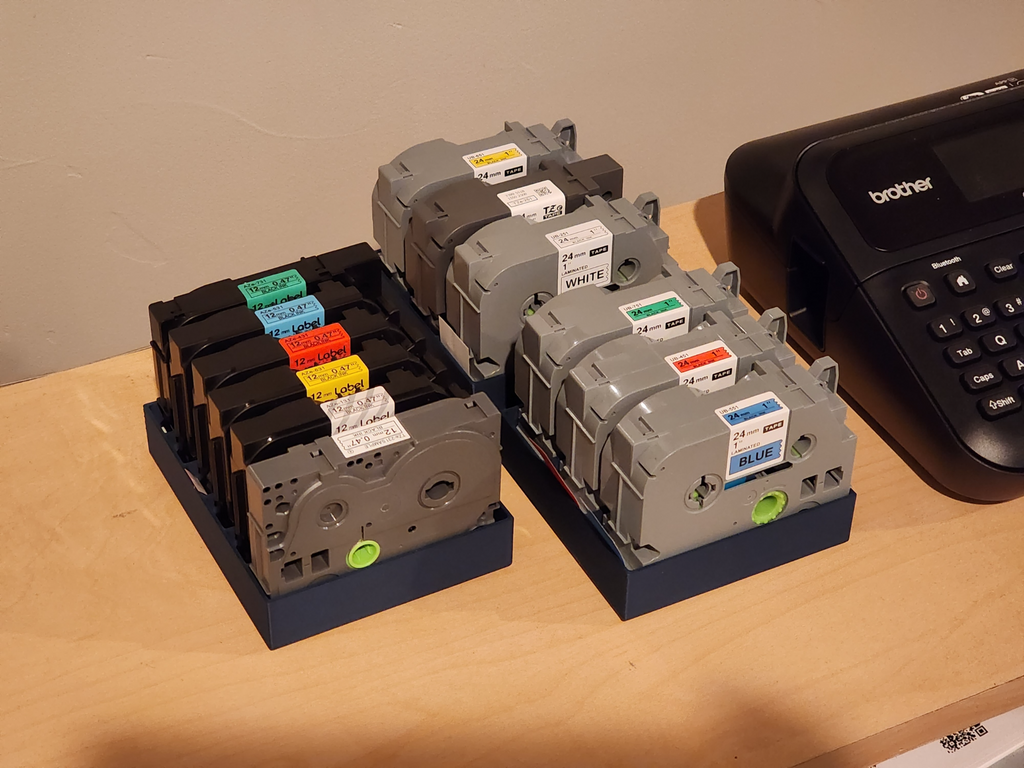 TZe Tape Tray - 6 slot for 12mm Cassettes