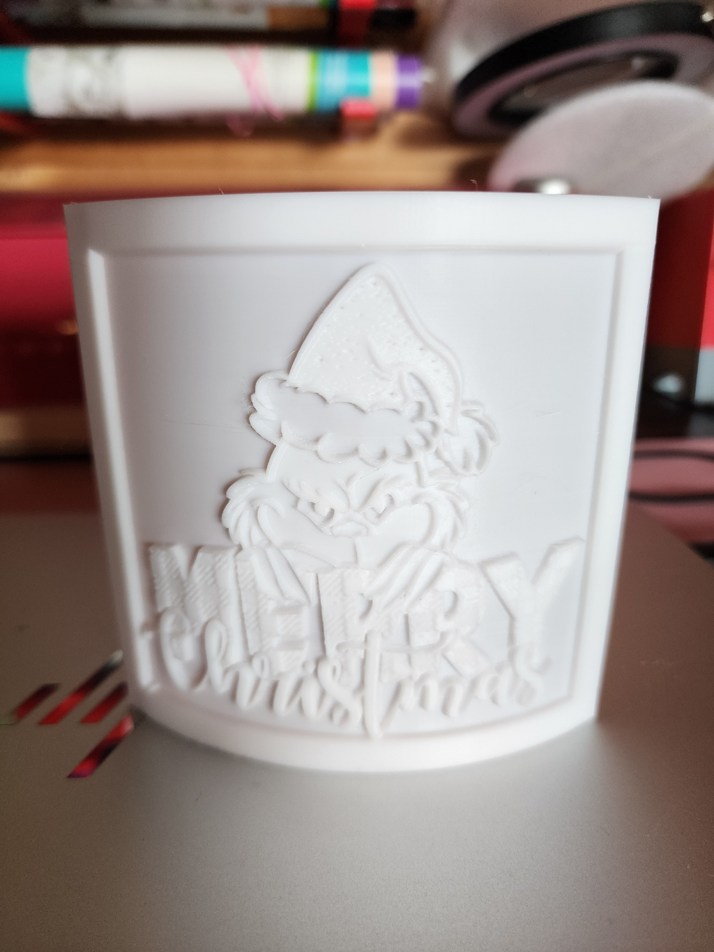 Grinch Lithophane Night Light