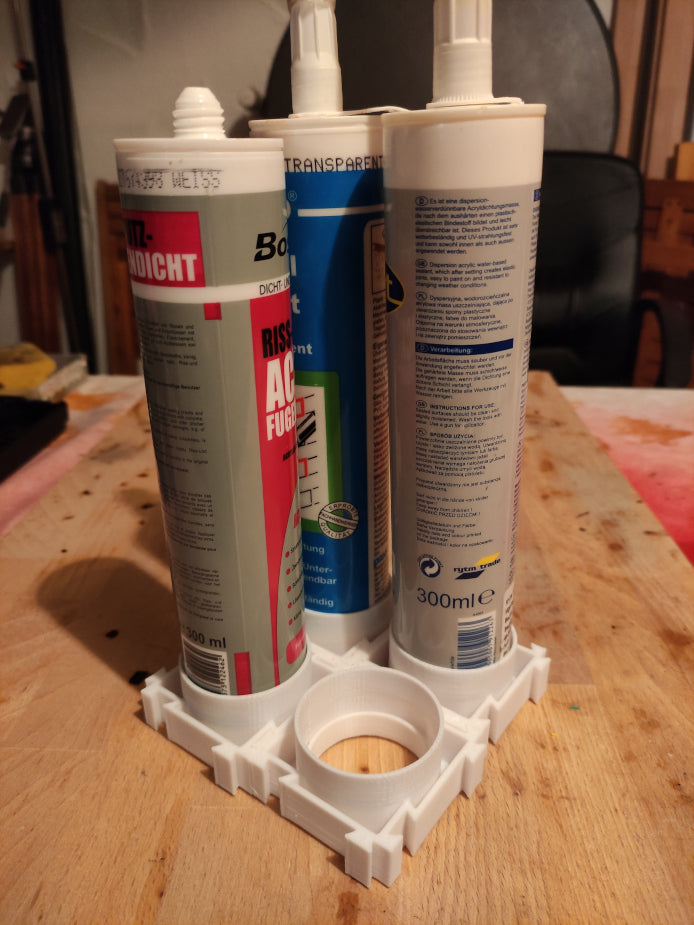 Modular Silicone Caulk Storage