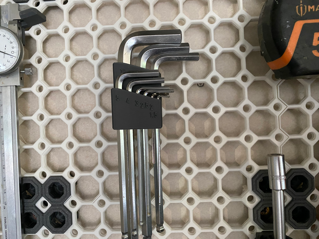 Removable Multiboard Allen / Hex Key Holder