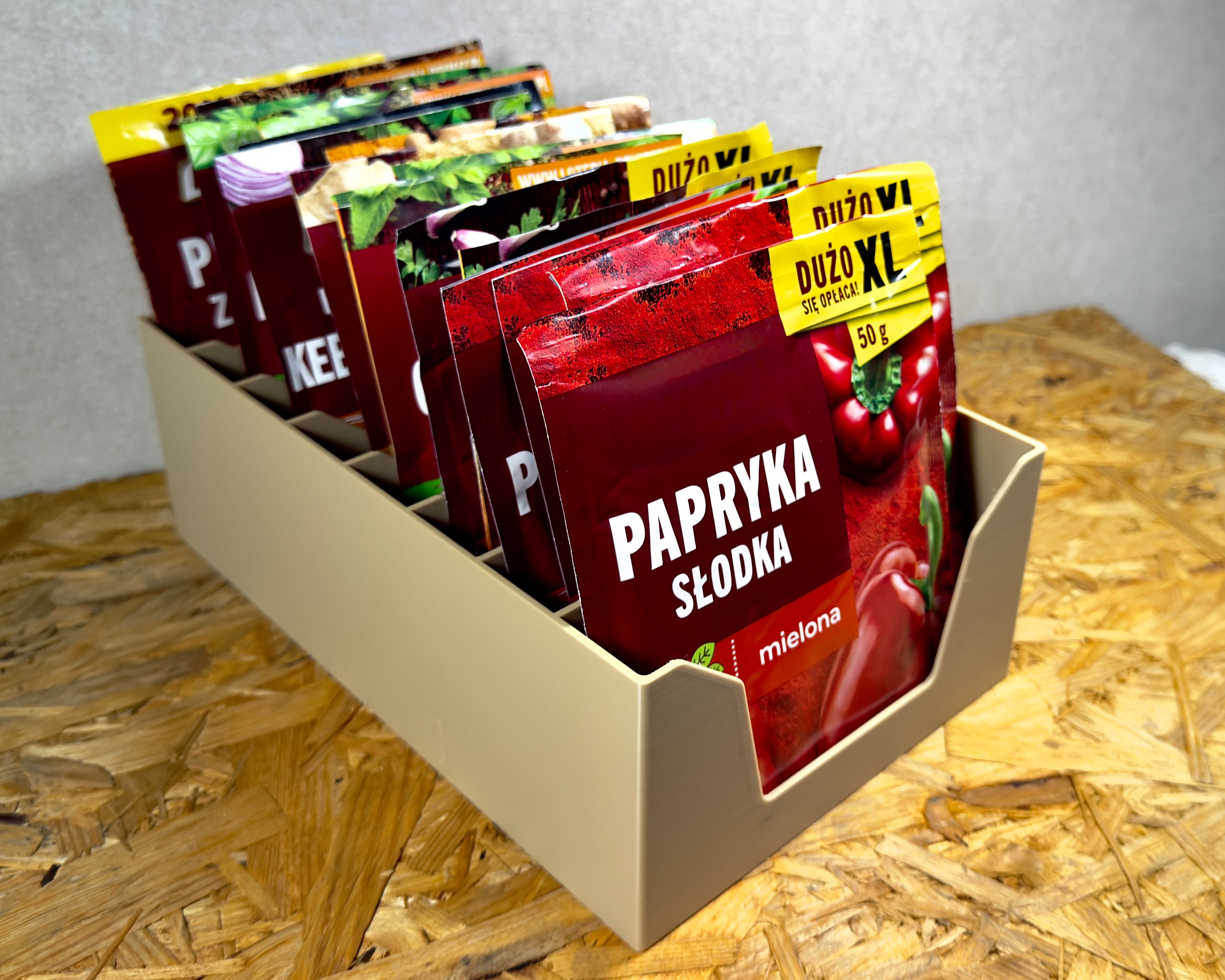 Spice Organizer One Piece - No Supports Easy Print