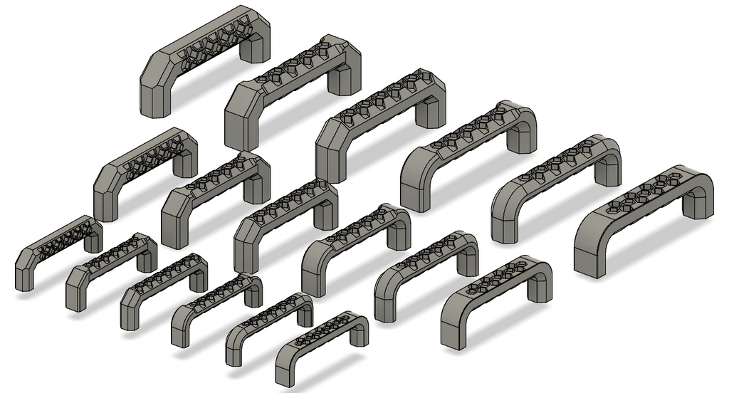 Hex Pattern Handle - for threaded insert