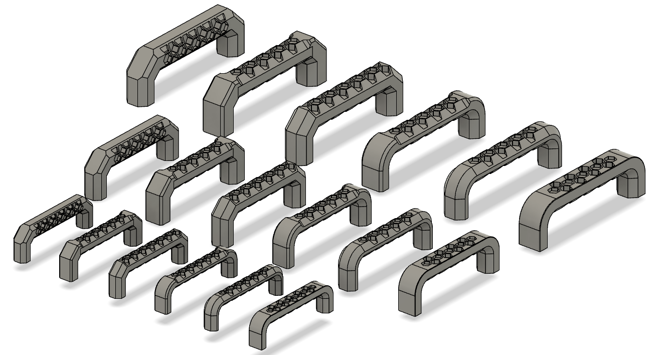 Hex Pattern Handle - for threaded insert