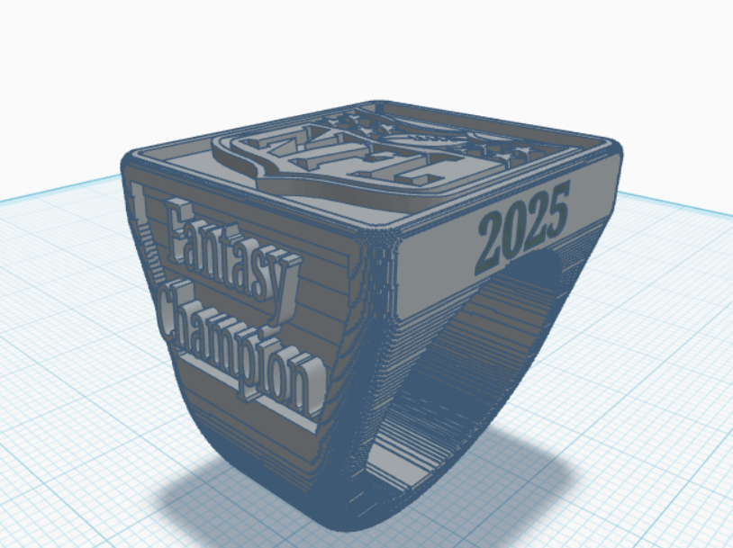 Fantasy Football Championship Ring
