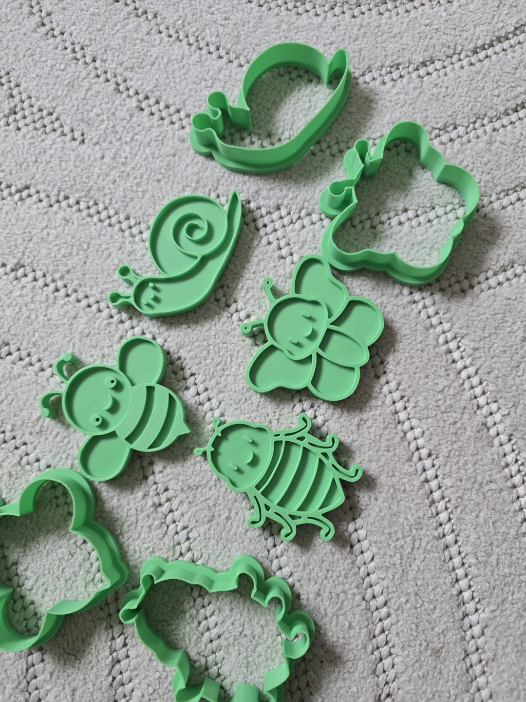 Cute Bug Insect Animals Playdoh Cookie Cutter Clay