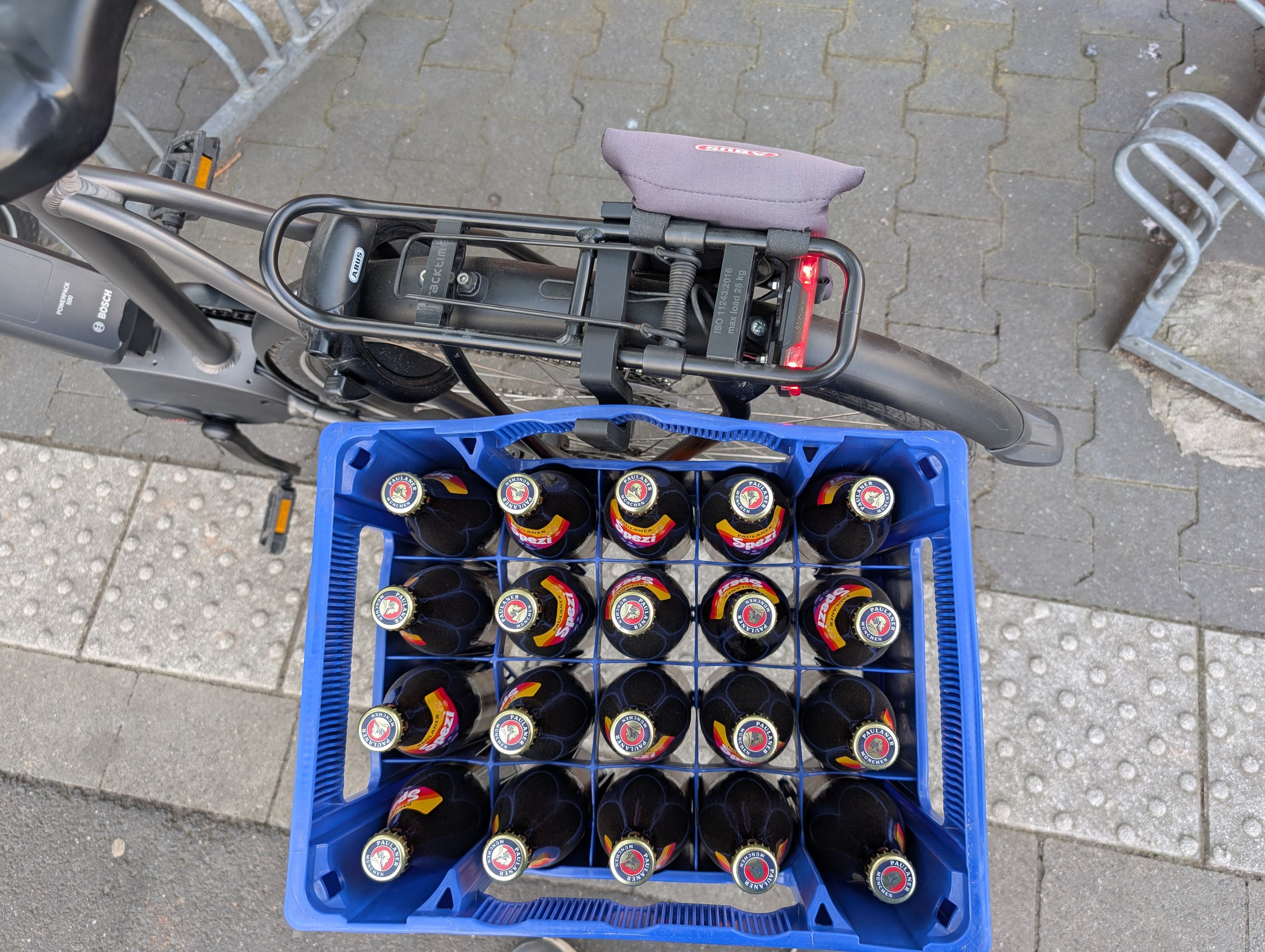 Bike Beverage Crate Holder