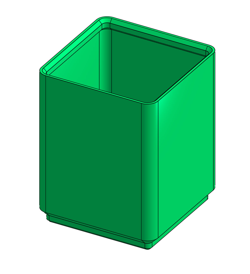 Gridfinity Basic Bin 1x1 7U