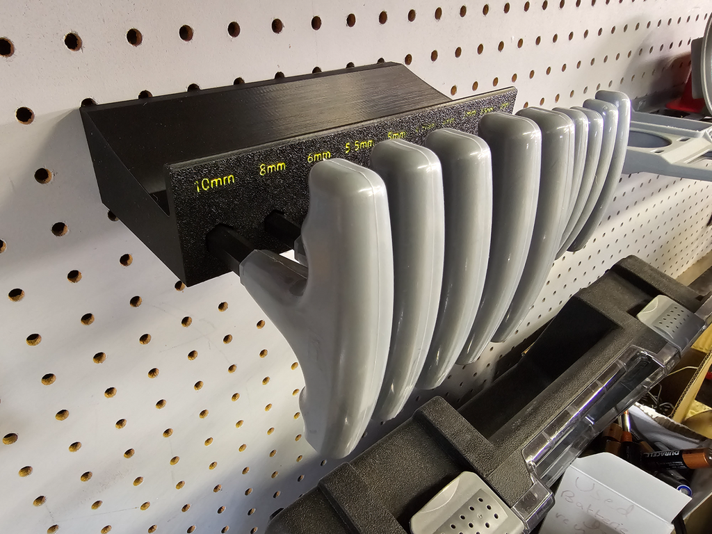 Harbor Freight T Handled Hex Key Pegboard Mount