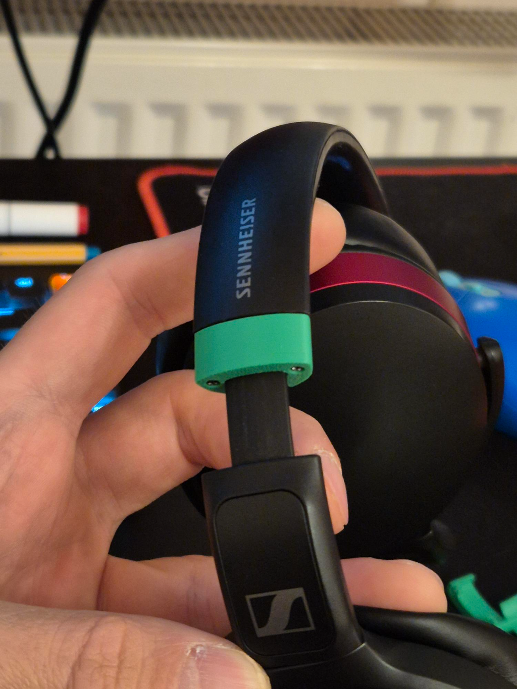 Sennheiser HD458 replacement accent pieces (L/R)