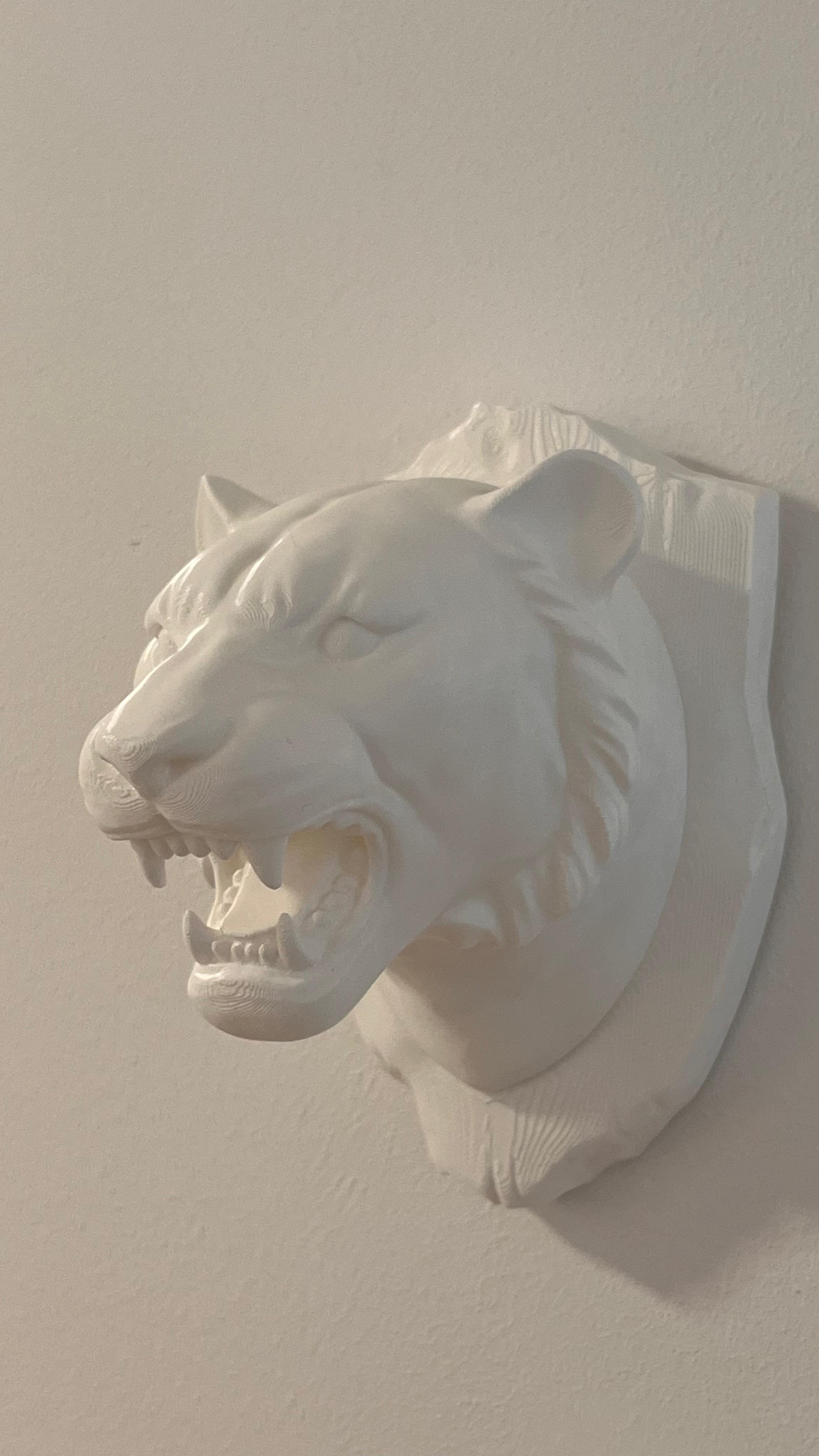 Tiger Head Bust - Wall Mount
