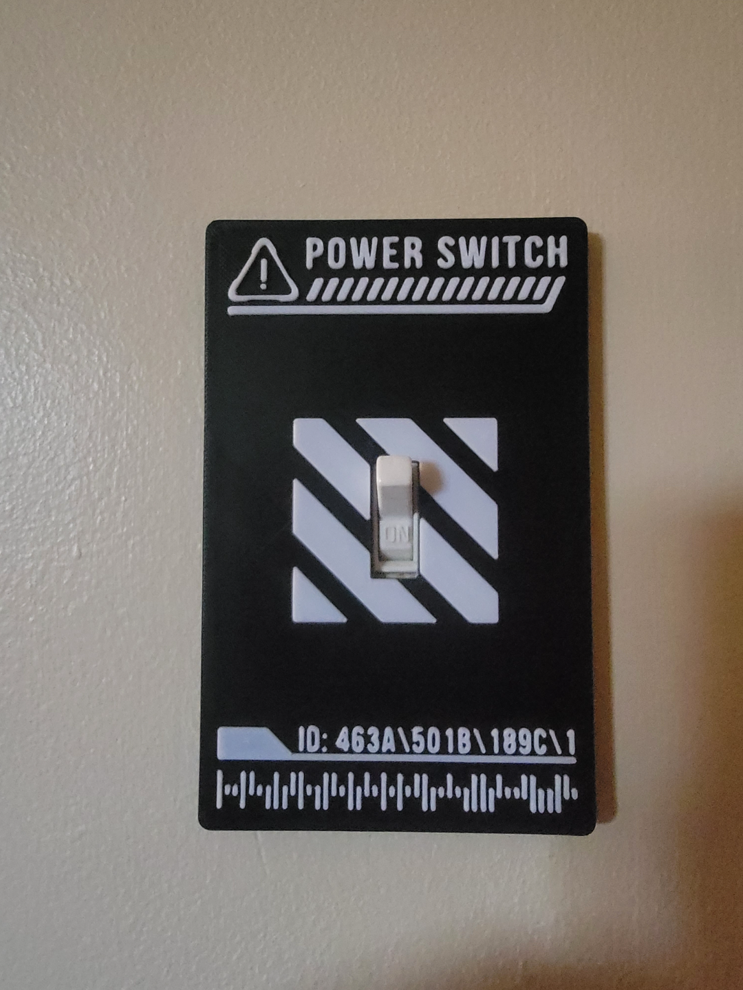 Futuristic Light Switch Cover