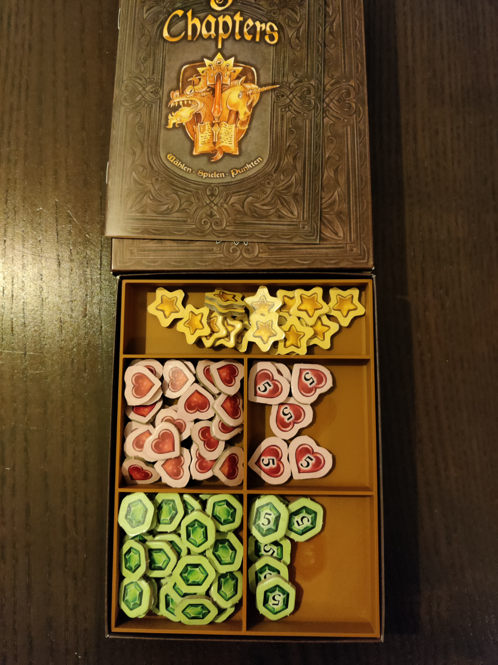3 Chapters Insert (fits sleeved cards)